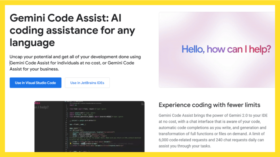 Google’s Free Gemini Code Assist is Here for Coders!