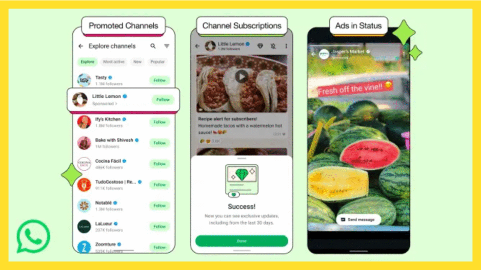 WhatsApp to Start Showing Ads on Status & Channel Feeds