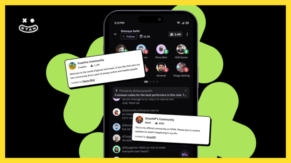 STAN Raises $8.5M to Challenge Discord in India’s Gaming Community