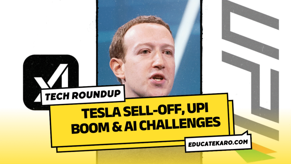 Tech & Startup Roundup – 1 Sept 2025: Tesla Sell-Off, UPI Boom & AI Challenges